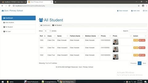 SMS Part-34 | PHP Bangla | mysqli | Database | Project | Elias Hossain