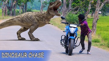 T-Rex Chase - Jurassic World Fan Movie - Part -2 || Dinosaur Movie In Real Life