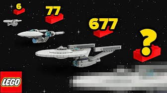 LEGO USS Enterprise in Different Scales | Comparison