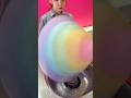 顔が隠れるほど巨大！虹色わたあめ🌈☁️
