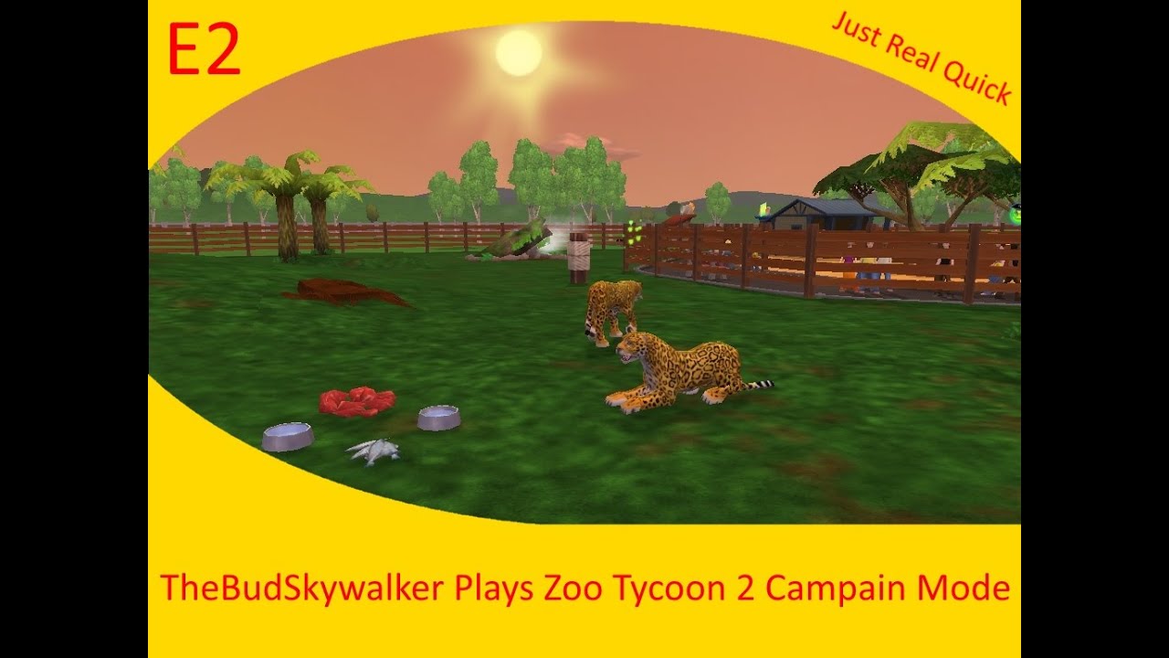 Zoo Tycoon 2 Campaign Mode Campain 2 Just Real Quick YouTube