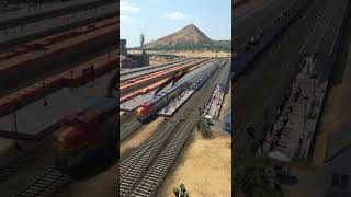 Sometimes I just love sitting back and watching my trains go by | Transport Fever 2 American Trains