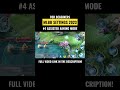 MLBB SETTINGS 2023 NO.4 #mlbbshorts #mlbb #gaming #shorts