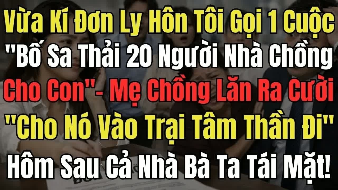 Vừa chia tay, tôi gửi sẵn 20 người đến dự cưới chồng cũ với nhân tình, món quà cưới khiến họ không