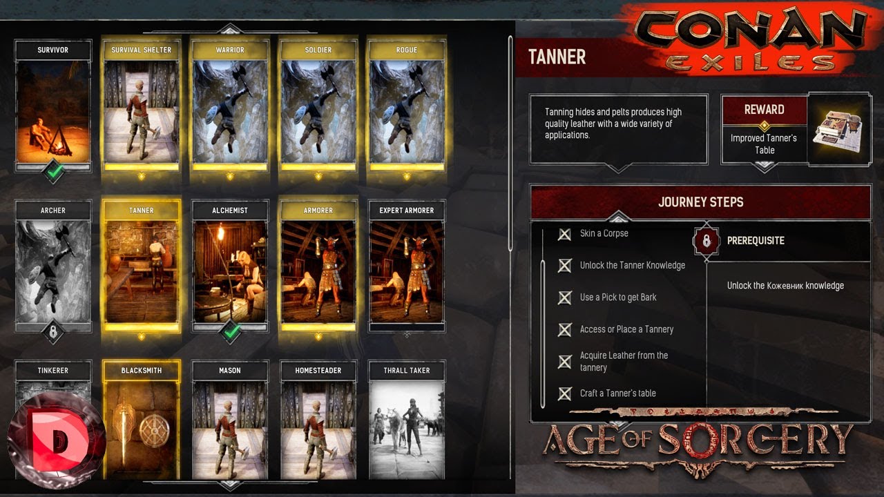 Conan Exiles Уникальные награды за Этапы путешествий TESTLIVE AoS ch.3