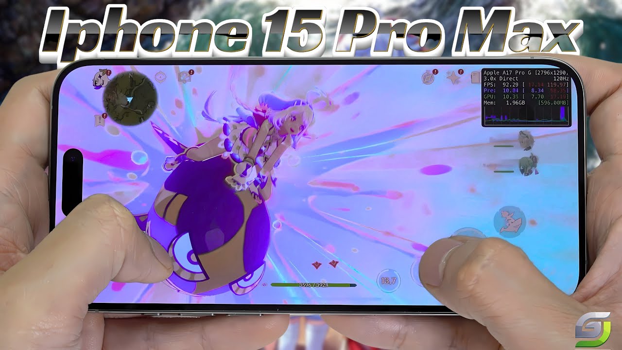 iPhone 15 Pro Max test game Genshin Impact Max Graphics | Highest