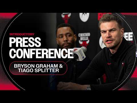 Bryson Graham & Tiago Splitter speak at Media Day!