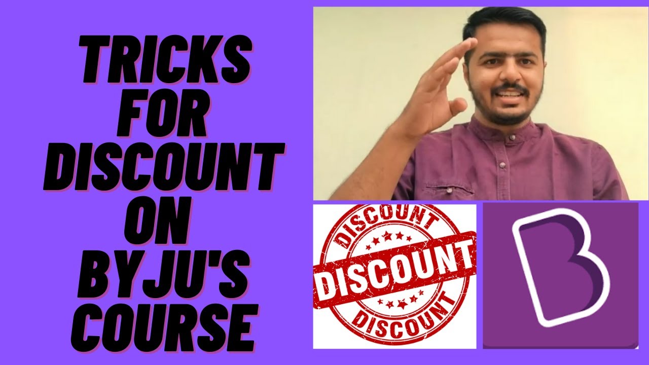 HOW TO GET DISCOUNT IN BYJU'S APP HINDI 100 WORKING YouTube