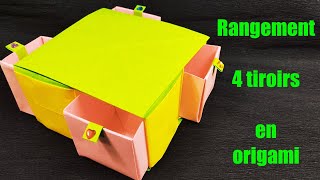 Comment faire un rangement en origami facile à faire