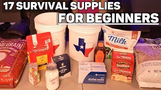 17 Survival Foods Everyone Needs! | #13 Is a MUST! | Prepping For Beginners