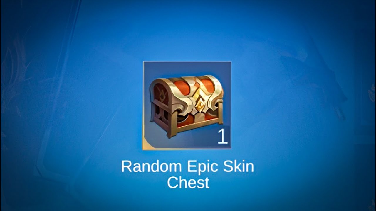 Skin Rando Chest Opening Random Epic Skin Chest | Free Epic Skin | Mobile Legends - YouTube