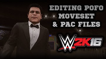 WWE 2K16 Editing Pac Pofo & Moveset files with HxD tutorial.