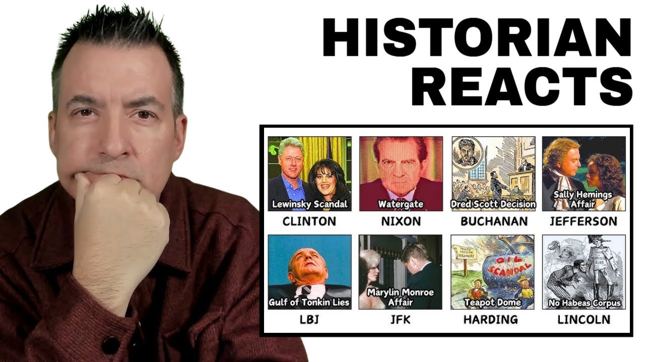 Every Presidents' Most Shameful Scandal Explained in 22 Minutes - Crunchy History Reaction