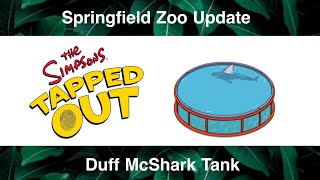 TSTO: Springfield Zoo Update: Duff McShark Tank