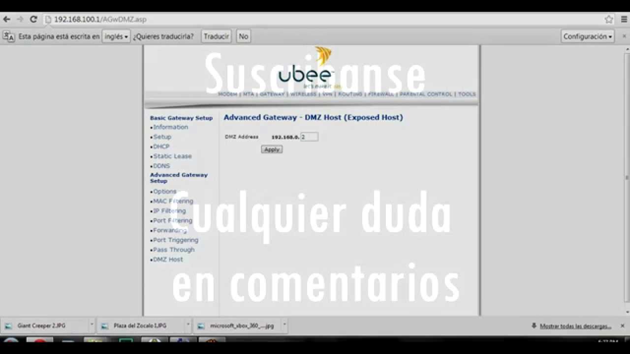 Habilitar UPnP y NAT para jugar en XBOX LIVE 2014