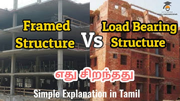 Load Bearing or Framed Structure - எது சிறந்தது | Tamil | @LetsExploreCivilEngineering