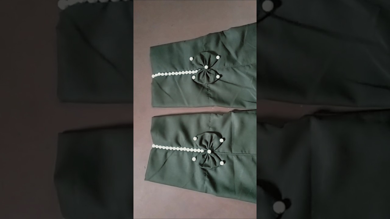 Stylish Trouser Bottom Design | Must Try Mahori Style