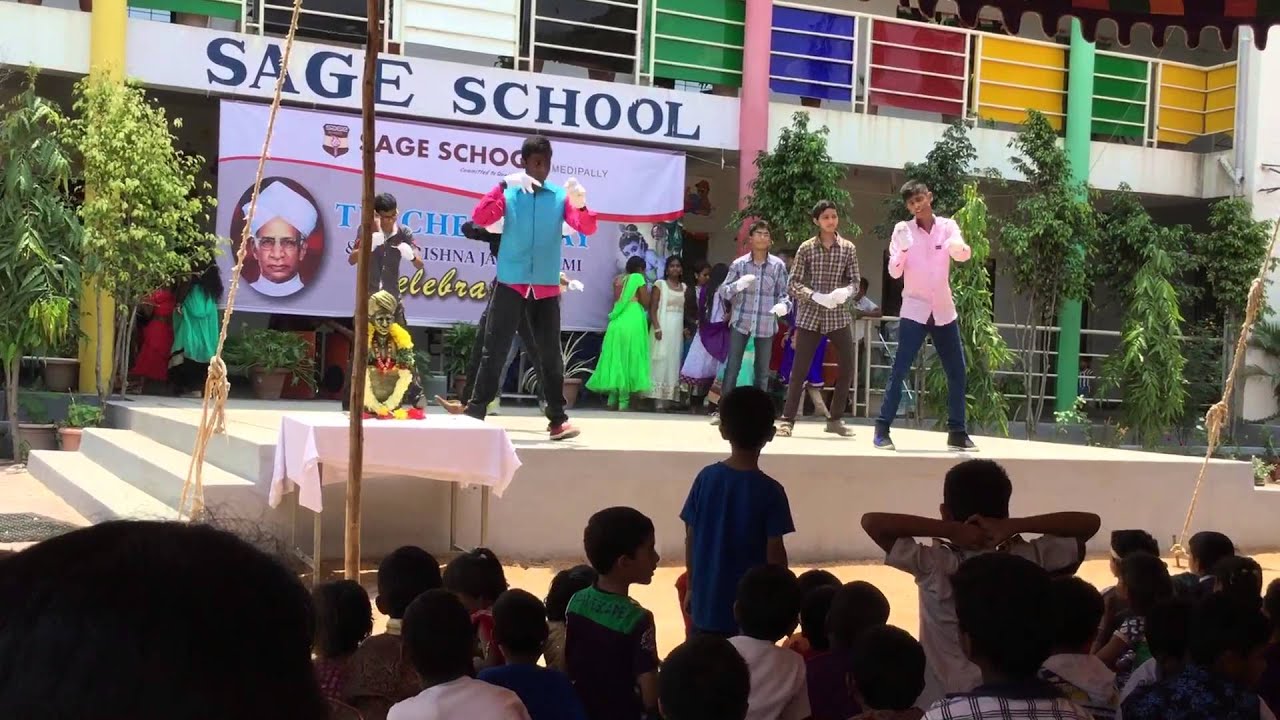 SAGE SCHOOl /1st Batch Dance Video!!! Teachers day - YouTube