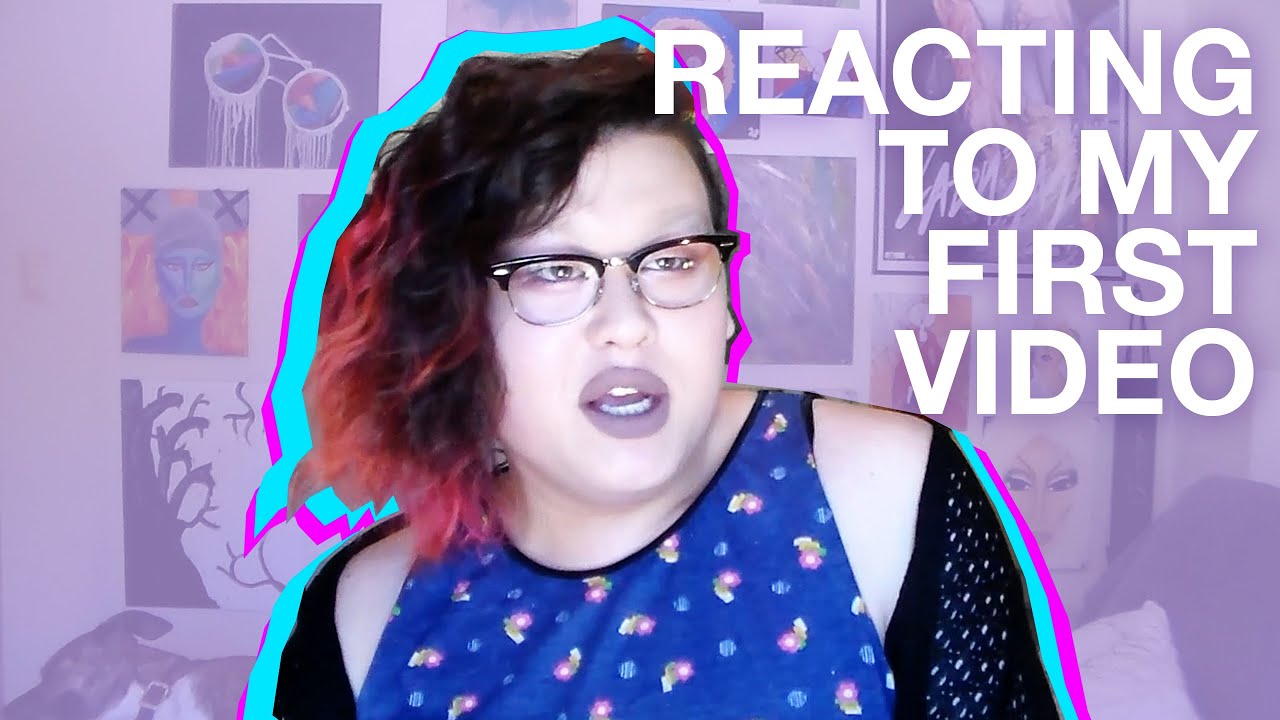 REACTING TO MY FIRST VIDEO!