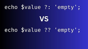 PHP: Short Ternary VS Null Coalescing Operator