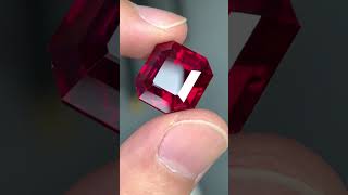Rare Blood Pigeon Ruby Gemstone: Stunning Deep Red Ruby for Luxury Jewelry #usa #uk #fyp #gemstone