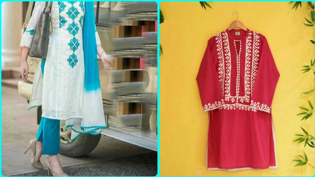 Applique Work Suits: Designs, Fabrics and Patterns | Blog | TIC – The  Indian Couture