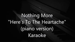 Nothing More - Here&#39;s To The Heartache (Piano Version) - karaoke