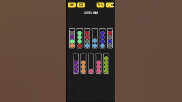 Ball Sort Puzzle - level 900
