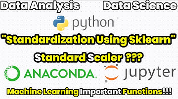 Standardization using Sklearn  | Standard Scaler | Jupyter Notebook | One Magic Minute