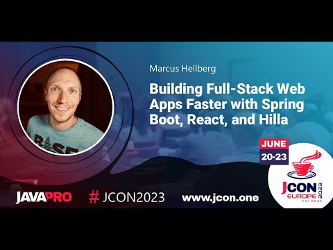 Building Full-Stack Web Apps Faster with Spring Boot, React, and Hilla | Marcus Hellberg (EN)