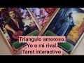 Triangulo amoroso. Yo o mi rival. Tarot interactivo