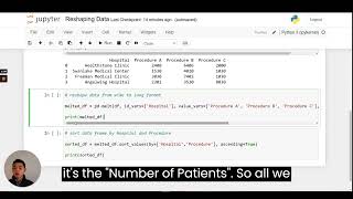 Reshaping data from wide to long format in python tutorial