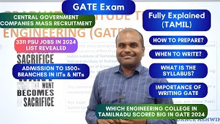 GATE Exam என்றால் என்ன? | Get Central Govt Job in PSUs & Admissions in IITs & NITs | Great Life