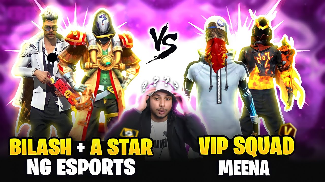 Bilash + A Star Vs VIP Squad 😱 || India 🇮🇳 vs Meena Server 🇻🇳 || Nonstop Gaming🔥 - Garena Free Fire