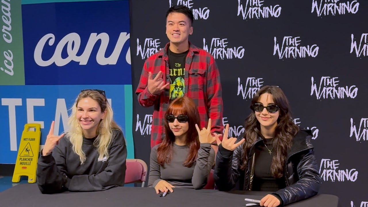 Vlog - Meeting The Warning & Rudy Again in Vancouver - The Warning, Halestorm, Evanescence