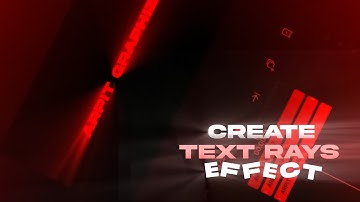 How To Create Text Rays Effect Like 777 In Android || Alight Motion Tutorial || Text Effect || Arpit