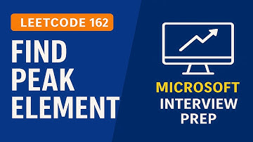 Find Peak Element - Leetcode 162 | Binary Search Approach Explained