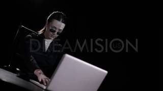 Stock Footage - Spy Girl. Fingers Taping on Keyboard. Hacker screenshot 4