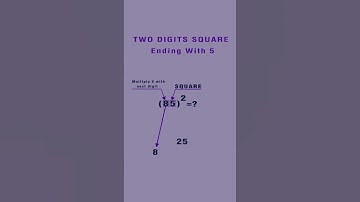 85 Square trick II  #shorts #maths #squaretrick