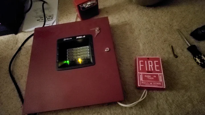 Fire Lite MS-4 System Test 1 (Short)