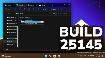 New Windows 11 Build 25145 – Tabs in File Explorer Improvements, App History and Fixes (Dev Channel)