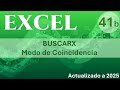 EXCEL - Función BuscarX - Modo de Coincidencia