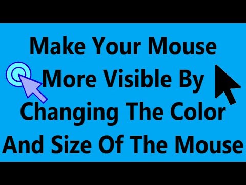 how to change the color of cursor in windows 10