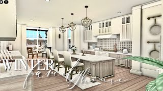 Bloxburg | Winter Family House | No Large Plot | Realistic House Build Bloxburg | Winter Family House | No Large Plot | Realistic House Build