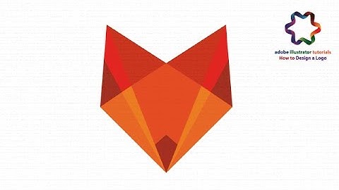 Fox Logo Design Tutorial - Animal Logo Design - Logo Design illustrator for beginners