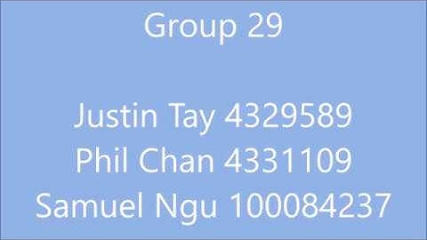EEE20001 DIGITAL ELECTRONICS DESIGN LAB E4 GROUP 29