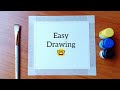 4 super easy painting for beginners/4 poster colour easy drawing/step by step tutorial