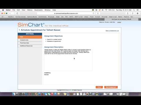 SimChart Simulation Assignments