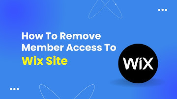 How To Remove Member Access To Wix Site