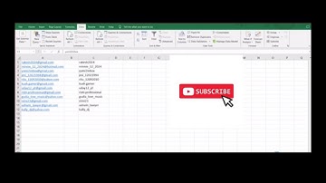 Extract user name from email addresses in MS Excel